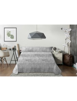 Jeu de draps Lois MARBY Gris Lit king size