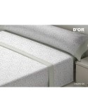 Jeu de draps D'Or PARIS Gris Lit 1 persone Franela