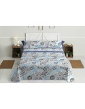 Juego de Sábanas Lois SELLOS Azul Cama de 180