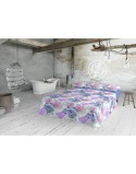 Juego de Sábanas Lois TROPIC Azul Cama de 105