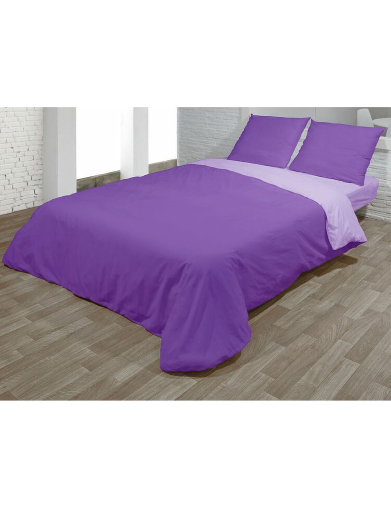 Parure de couette Hosteline VEGAS Mauve Lit 1 persone 2 Pièces