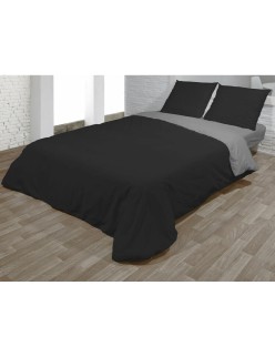 Parure de couette Hosteline VEGAS Noir Lit 1 persone 2 Pièces