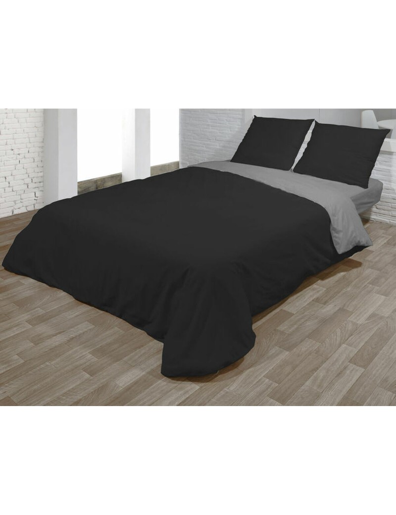 Parure de couette Hosteline VEGAS Noir Lit 1 persone 2 Pièces