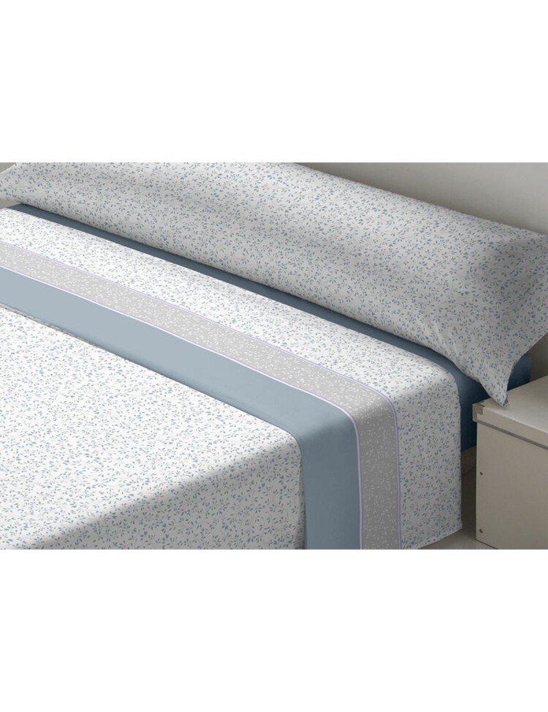 Jeu de draps D'Or SEDALINA DARCY Bleu Lit 1 persone