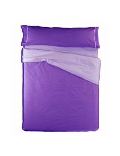 Parure de couette Hosteline VEGAS Mauve Gran lit 2 persones 2 Pièces