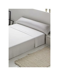 Jeu de draps Hosteline IRIS Blanc Lit king size