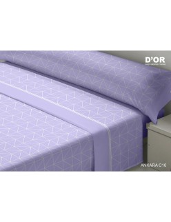 Bedding set D'Or ANKARA Light mauve Single Franela