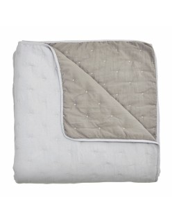 Colcha Pierre Cardin LORENA Branco Casal (3 Peças)