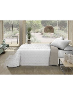 Colcha Pierre Cardin LORENA Branco Casal (3 Peças)
