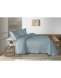 Colcha Pierre Cardin AROA Azul Solteiro (2 Peças)