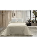Couvre-lit Hosteline PALMA Beige Lit 1 persone