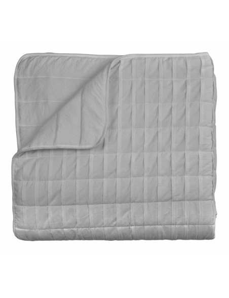 Colcha Pierre Cardin ONDAS Cinzento Pérola Solteiro (2 Peças)