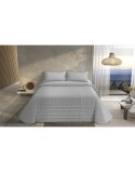 Colcha Pierre Cardin ONDAS Cinzento Pérola Solteiro (2 Peças)