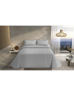 Steppdecke Pierre Cardin ONDAS Perlgrau Einzelmatratze (2 Stücke)