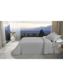 Colcha Pierre Cardin ONDAS Cinzento Pérola Solteiro (2 Peças)