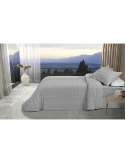 Steppdecke Pierre Cardin ONDAS Perlgrau Einzelmatratze (2 Stücke)