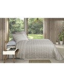 Colcha Pierre Cardin OLIMPIA Gris Perla Cama de 180 (3 Piezas)