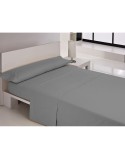 Jeu de draps Carla Rubini DENVER Anthracite Gran lit 2 persones