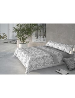 Juego de Sábanas Pierre Cardin CORALINA NESTOR Gris Cama de 135