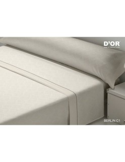 Bedding set D'Or BERLIN Beige Double Franela
