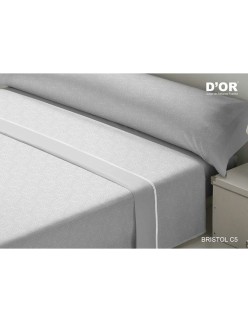 Bedding set D'Or BRISTOL Grey Single Franela