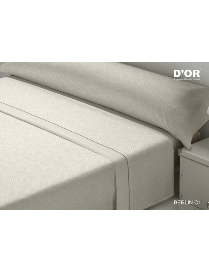 Bedding set D'Or BERLIN Beige Small double Franela
