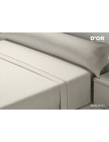 Bedding set D'Or BERLIN Beige Small double Franela