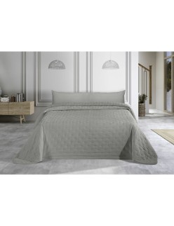 Couvre-lit Casa Campo ANDROMEDA Gris perlé Lit 1 persone (2 Pièces)