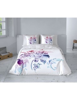 Bettbezug-Set Hosteline Kobe Blau Double size 3 Stücke
