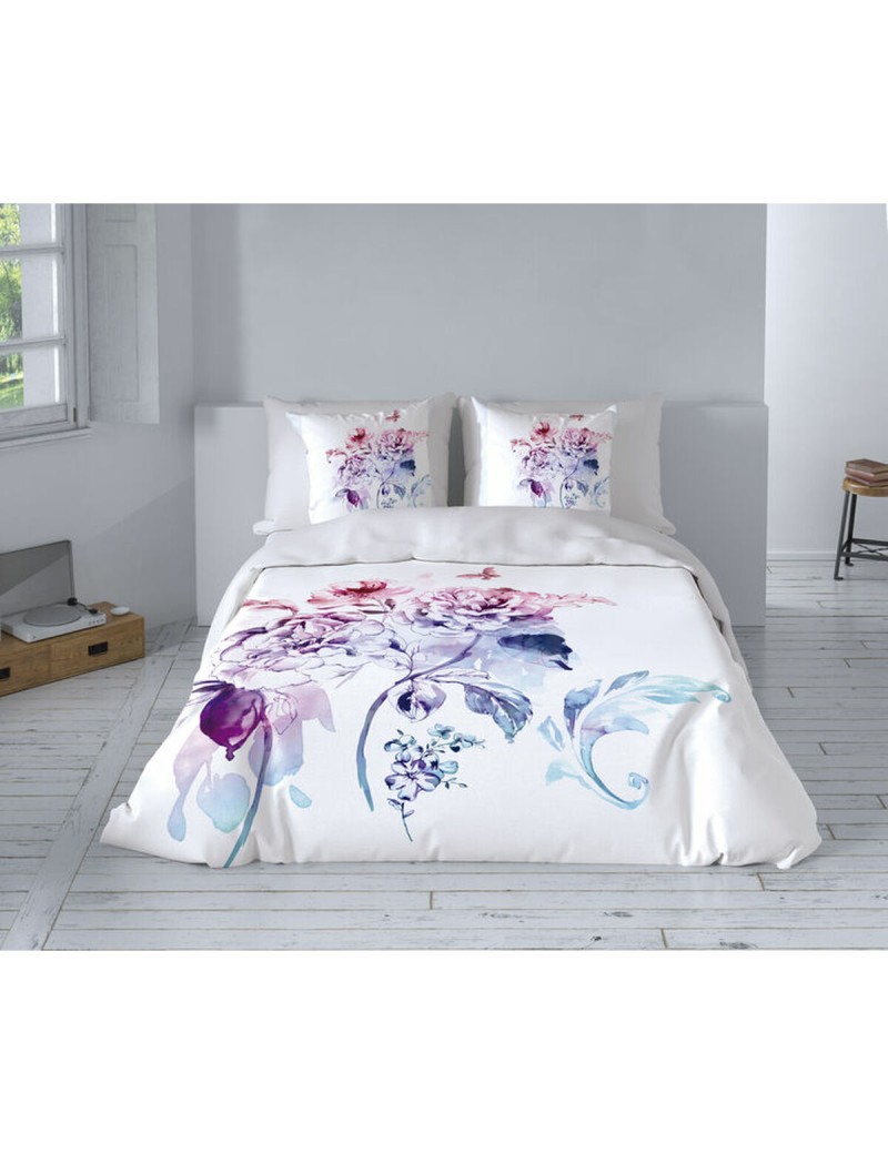Duvet cover set Hosteline Kobe Blue Double 3 Pieces