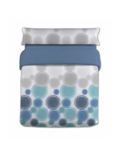 Parure de couette Hosteline SOTER Bleu Lit 1 persone 2 Pièces