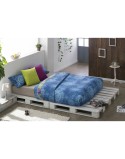 Juego de funda nórdica Lois JEANS Gris Cama de 180 260 x 230 cm 4 Piezas