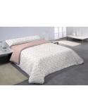 Parure de couette Hosteline BARBARA Rose Lit 1 persone 2 Pièces
