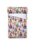 Juego de funda nórdica Pierre Cardin MATRIOSKAS Blanco Cama de 90 3 Piezas