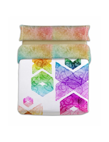 Juego de funda nórdica Lois INDIO P. Beige Cama de 135 220 x 230 cm 3 Piezas