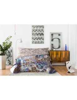 Juego de funda nórdica Lois PARADISE P. Beige Cama de 90 3 Piezas