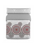 Parure de couette Hosteline ZARCO Gris Lit 1 persone 2 Pièces