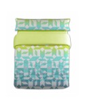 Duvet cover set Hosteline HARRIS Green Single 2 Pieces