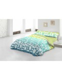 Parure de couette Hosteline HARRIS Vert Lit 1 persone 2 Pièces
