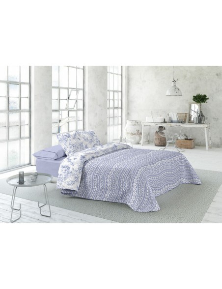 Steppdecke Pierre Cardin ASCONA Violett Einzelmatratze (2 Stücke)