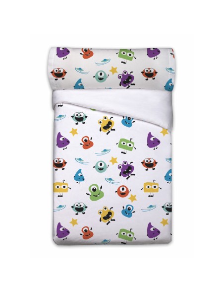 Parure de couette Pierre Cardin Monstruos Blanc Lit 1 persone 3 Pièces