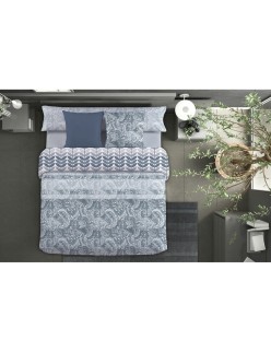 Bettdeckenbezug Pierre Cardin ANGELICA Blau 144 Fäden 180 x 230 cm