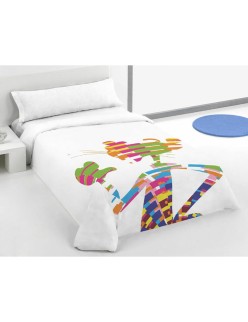Parure de couette Hosteline POP Pp Multicouleur Lit 1 persone 2 Pièces