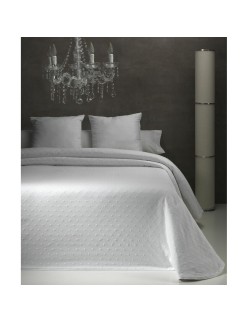 Colcha Hosteline CARMINA Blanco Cama de 150 (1 Pieza)
