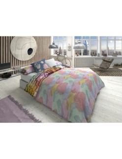 Parure de couette Lois FAME P. Gris Lit 1 persone 2 Pièces
