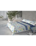 Juego de funda nórdica Pierre Cardin HOJARASCA Azul Cama de 90 3 Piezas