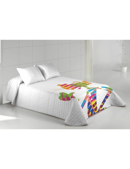 Colcha Hosteline POP Rosa Cama de 105 (2 Piezas)