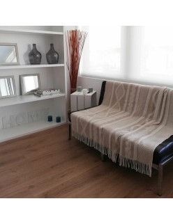 Cubrecamas Hosteline AZALEA Beige 130 x 170 cm
