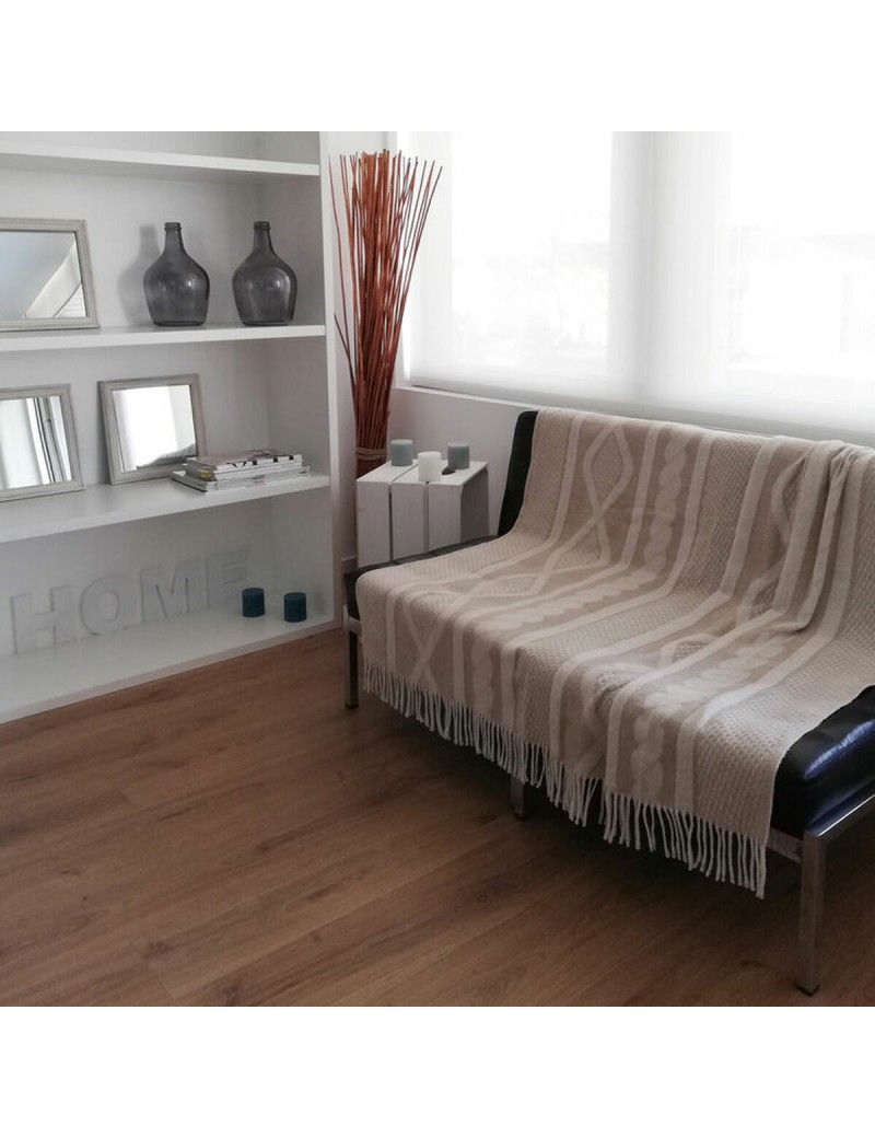 Cubrecamas Hosteline AZALEA Beige 130 x 170 cm