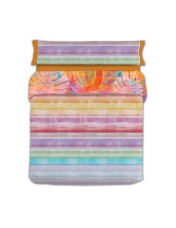 Juego de funda nórdica Lois CORSO P. Naranja Cama de 90 150 x 230 cm 3 Piezas